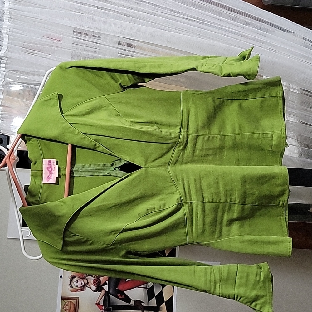 Green Lauren top from pinup girl clothing